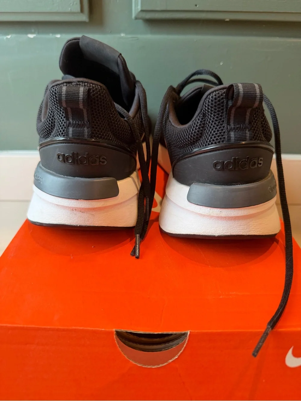 adidas black sneakers